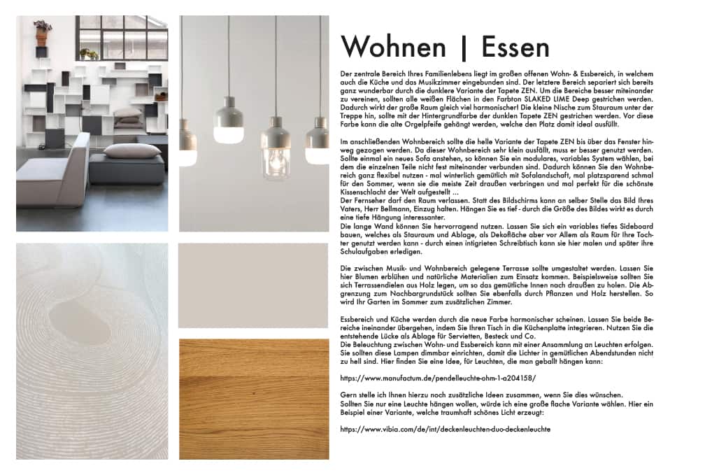 Plus - Interior Design | Unsere Planung für die Umgestaltung eines Einfamilienhauses in Dresden zusammengefasst im Moodboard inklusive Visualisierung 5