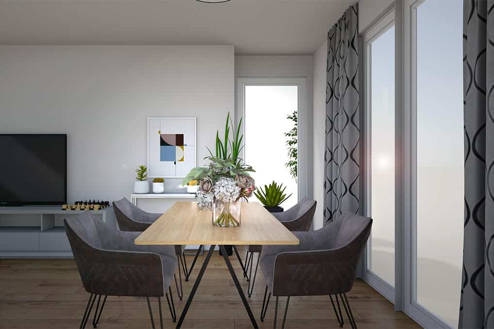 Plus - Interior Design | Wir visualisieren Ihre Räume - Neugestaltung vorab digital - dezent Wohnzimmerumgestaltet
