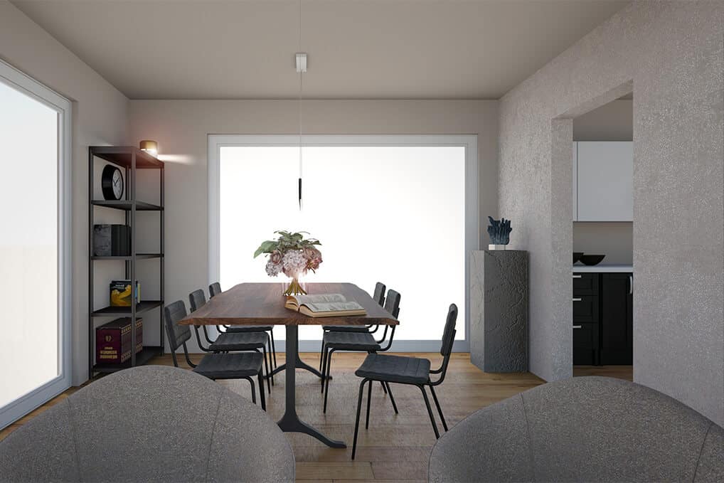 Plus - Interior Design | Wir visualisieren Ihre Räume - Neugestaltung vorab digital - Neubau eines kleinen Hauses